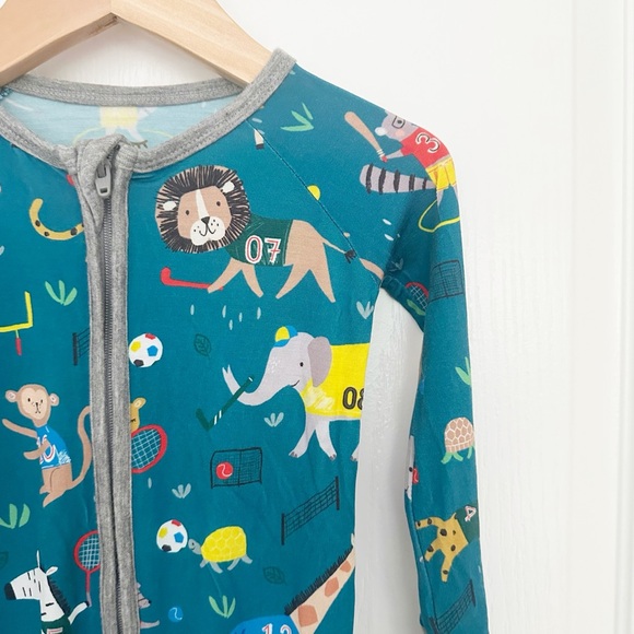 Little Sleepies | Jungle Gym Bamboo Zippy 12-18 months - Picture 3 of 8